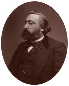 Leon Gambetta, French statesman, 1882. Creator: Lock & Whitfield