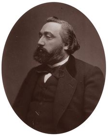 Leon Gambetta, French statesman, 1882. Creator: Lock & Whitfield