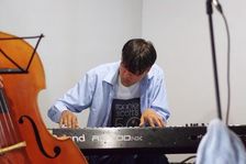 Leon Greening, Splash Point Jazz Club, Eastbourne, East Sussex, 24 July 2019. Creator: Brian O'Connor