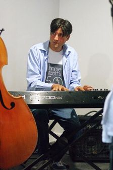 Leon Greening, Splash Point Jazz Club, Eastbourne, East Sussex, 24 July 2019. Creator: Brian O'Connor