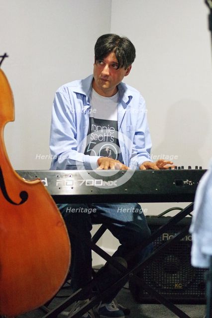 Leon Greening, Splash Point Jazz Club, Eastbourne, East Sussex, 24 July 2019. Creator: Brian O'Connor.