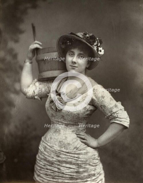 Leonora Braham, British opera singer and actress, 1882.  Artist: London Stereoscopic & Photographic Co