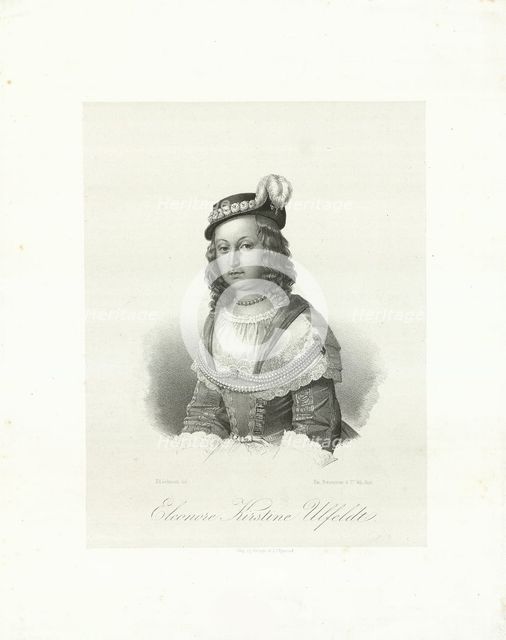 Leonora Christina, Countess Ulfeldt (1621-1698), 1847. Creator: Baerentzen, Emilius Ditlev (1799-1868).