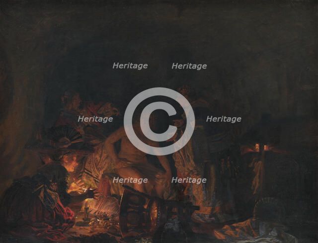 Leonora Christina being Examined in Prison, 1885. Creator: Kristian Zahrtmann.