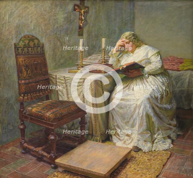 Leonora Christina in Blåtårn, 1891. Creator: Kristian Zahrtmann.