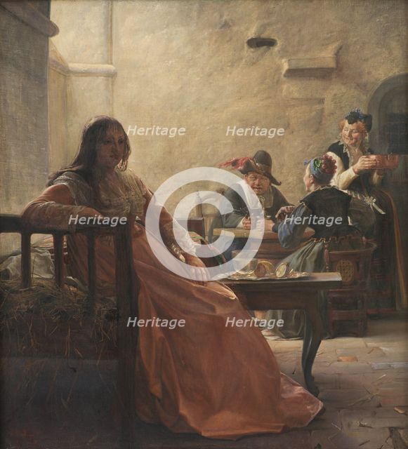 Leonora Christina in prison , 1870. Creator: Zahrtmann, Kristian (1843-1917).