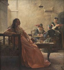 Leonora Christina in prison , 1870. Creator: Zahrtmann, Kristian (1843-1917)