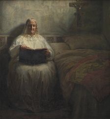 Leonora Christina in the Maribo Monastery, 1882. Creator: Kristian Zahrtmann