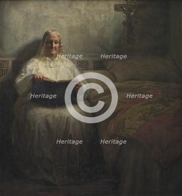 Leonora Christina in the Maribo Monastery, 1882. Creator: Kristian Zahrtmann.