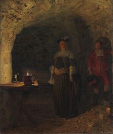 Leonora Christina is led by Captain Ahlefeldt into Blatarn, 1893. Creator: Kristian Zahrtmann