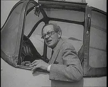 Leonard Warden Bonney On Board the Bonney Gull 1920s. Creator: British Pathe Ltd