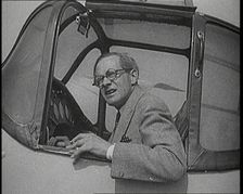 Leonard Warden Bonney On Board the Bonney Gull 1920s. Creator: British Pathe Ltd