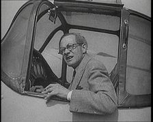 Leonard Warden Bonney On Board the Bonney Gull 1920s. Creator: British Pathe Ltd