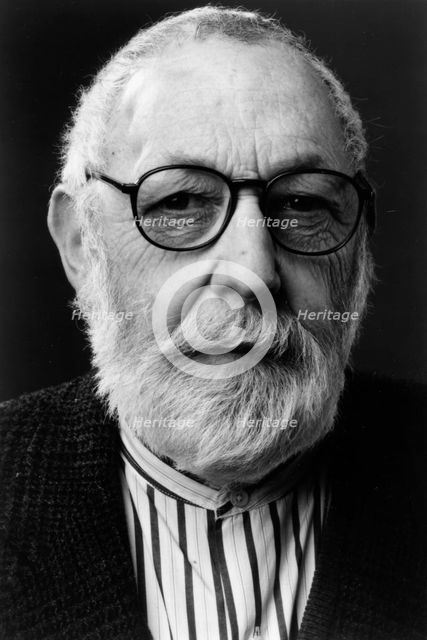 Leonard Baskin (1922-2000), American artist, 1994. Creator: Unknown.
