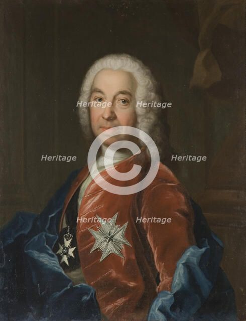 Leonard Klinckowström, 1685-1759, 1755. Creator: Johan Henrik Scheffel.