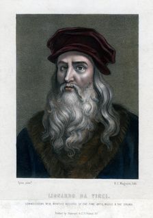 Leonardo da Vinci, (1452-1519).Artist: H C Maguire