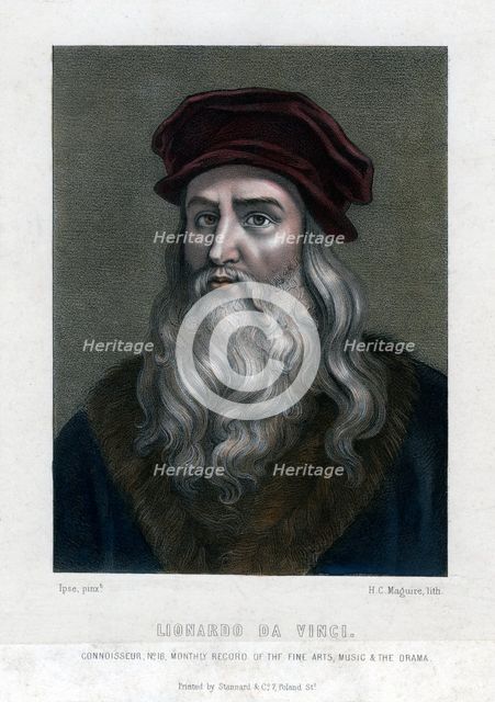 Leonardo da Vinci, (1452-1519).Artist: H C Maguire
