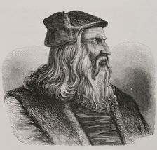 Leonardo da Vinci, (1452-1519), Italian artist, architect and inventor, 1877. Creator: Unknown