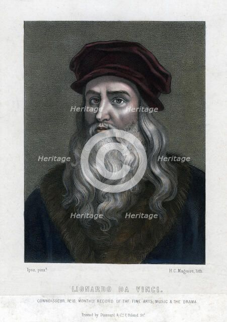 Leonardo da Vinci, (1452-1519).Artist: H C Maguire