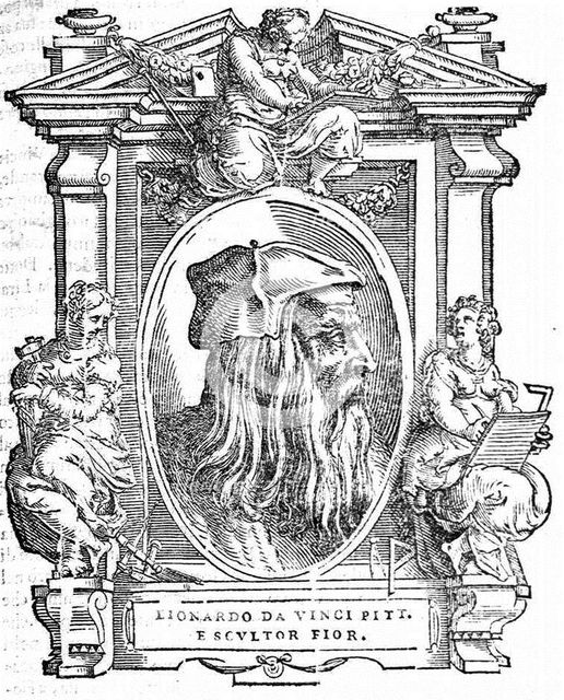 Leonardo da Vinci. From: Giorgio Vasari, The Lives of the Most Excellent Italian Painters, Sculptors, and Architects, 1568. Artist: Anonymous  