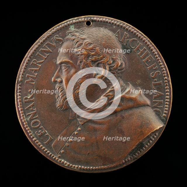 Leonardo de' Marini, died 1572, Archbishop of Lanciano [obverse], 1562-1566. Creator: Pietro Paolo Galeotti.