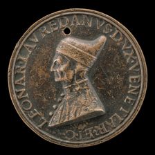 Leonardo Loredano, 1436-1521, Doge of Venice 1501 [obverse], 1501/1510. Creator: Unknown