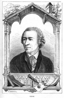 Leonhard Euler (1707-1783), Swiss mathematician, 1874