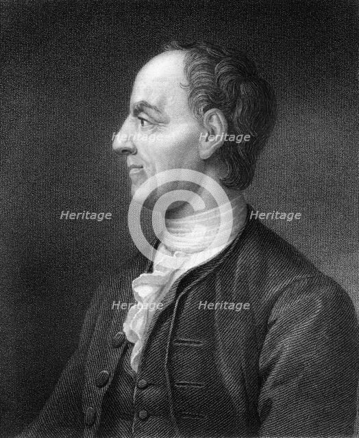 Leonhard Euler, 18th century Swiss mathematician and physicist, (1836).Artist: B Holl