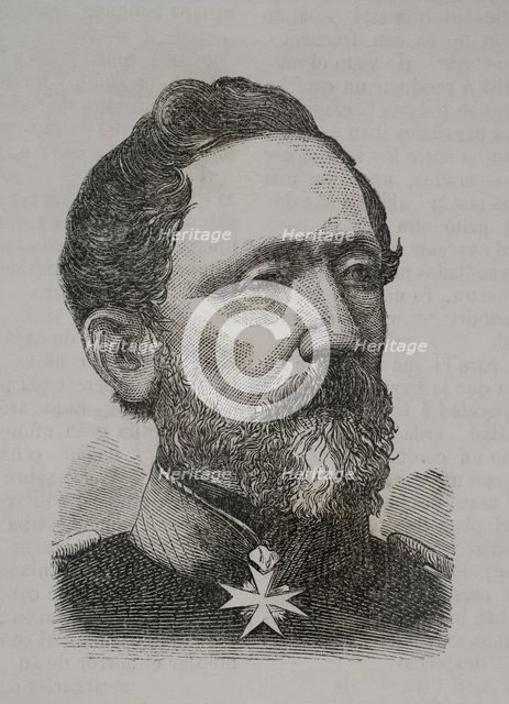 Leonhard von Blumenthal (Leonhard Graf von Blumenthal) (1810-1900). Prussian Field Marshal, 1870. Creator: Unknown.