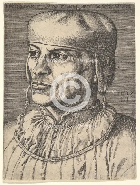Leonhart von Eck, 1527. Creator: Barthel Beham.