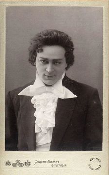Leonid Sobinov as Lensky in opera Eugene Onegin by Pyotr Tchaikovsky, 1900s