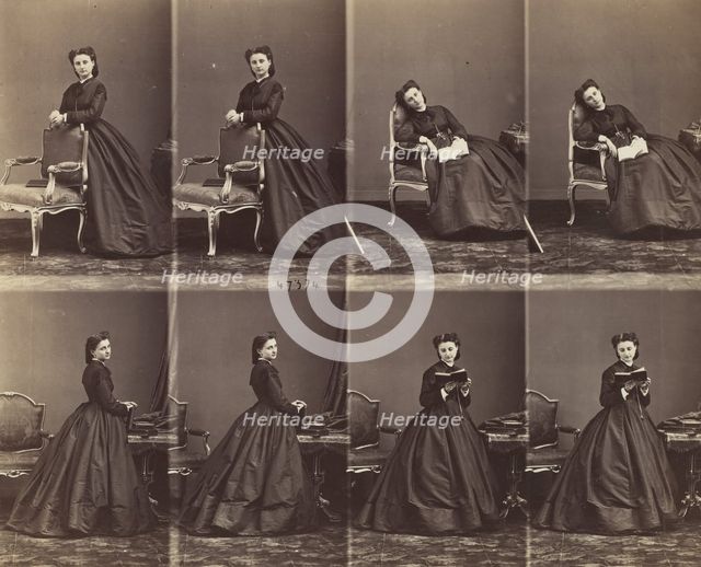 Léontine Walter, 1863. Creator: André-Adolphe-Eugène Disdéri.