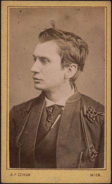 Leopold von Sacher-Masoch (1836-1895), c. 1880. Creator: Photo studio Adolf F. Czihak
