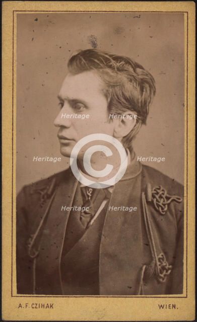 Leopold von Sacher-Masoch (1836-1895), c. 1880. Creator: Photo studio Adolf F. Czihak.