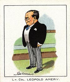 Leopold Charles Maurice Stennett Amery (1873-1955), English Conservative politician, 1929