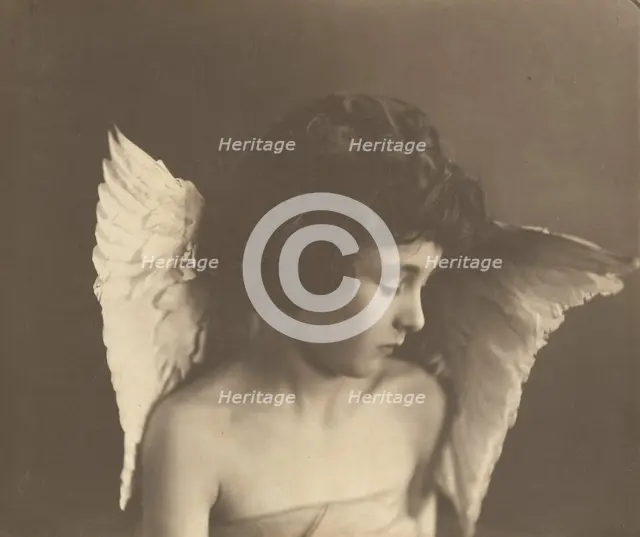 Leopold Hamilton Myers as 'The Compassionate Cherub', about 1888-1891. Creator: Eveleen WH Myers.
