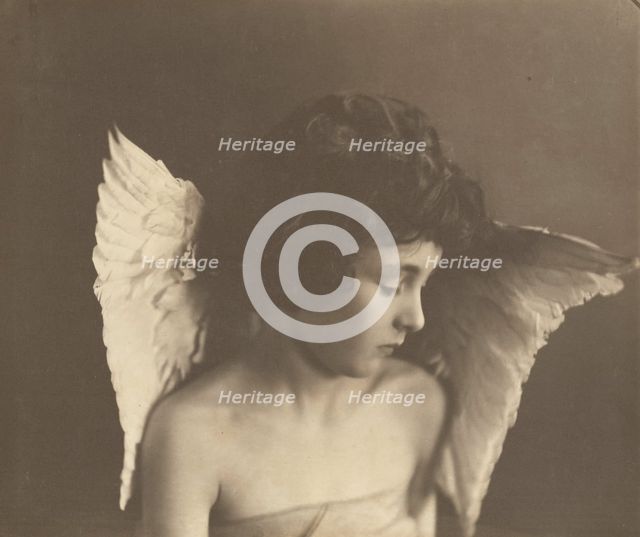 Leopold Hamilton Myers as 'The Compassionate Cherub', about 1888-1891. Creator: Eveleen WH Myers.
