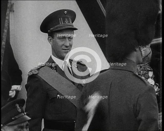 Leopold, His Royal Highness the Duke of Brabant, Prince of Belgium, 1930s. Creator: British Pathe Ltd.