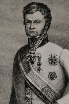 Leopold II, (1797-1870), Grand Duke of Tuscany (1824-1859), 1852. Detail. Creator: Julio Donón
