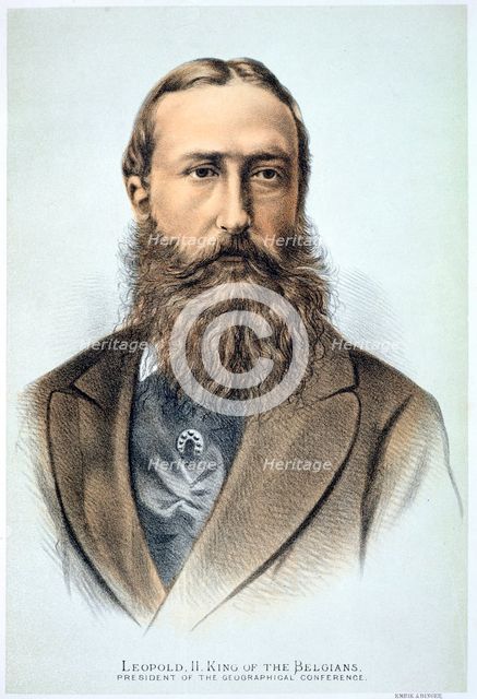 Leopold II, King of the Belgians, 19th century. Creator: Unknown.