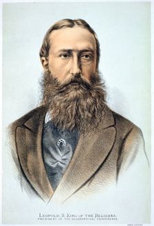 Leopold II, King of the Belgians, 19th century. Creator: Unknown