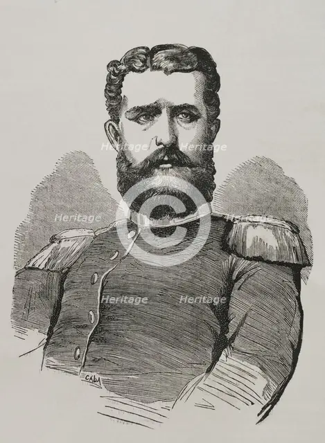 Leopold, Prince of Hohenzollern (1835-1905), Prussian politician and military officer, 1870.  Creator: Caba.
