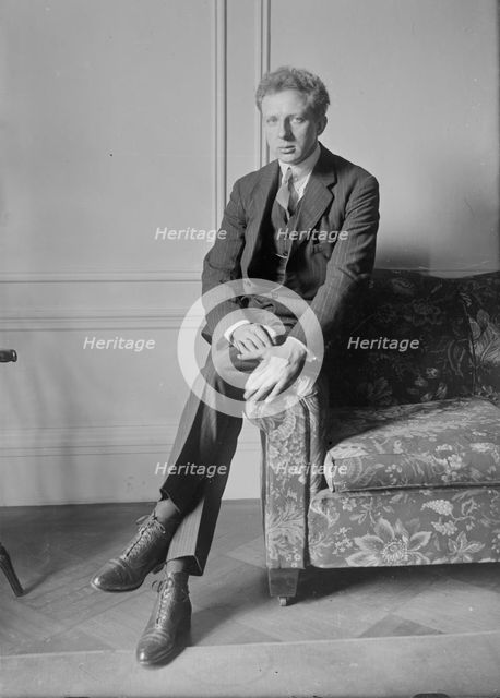 Leopold Stokowski, 1918. Creator: Bain News Service.