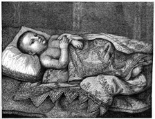Leopoldo de Medici (1617-1675) in his cradle, 1882