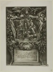 Leopoldo Magno, Caesar I, from Triumphus Novem Saeculorum Imperii Romano Germanici..., c. 1700. Creator: Elias Christoph Heiss