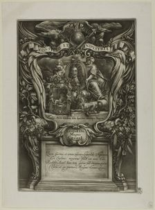 Leopoldo Magno, Caesar I, from Triumphus Novem Saeculorum Imperii Romano Germanici..., c. 1700. Creator: Elias Christoph Heiss