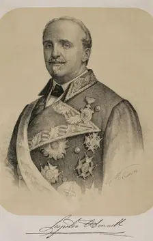 Leopoldo O'Donnell (1809-1867), Spanish military and politician, 1869. Creator: Jose Cuevas