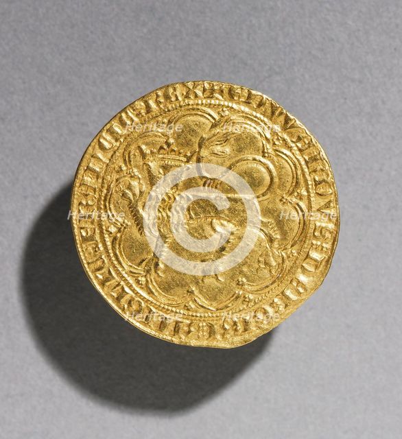Leopard dOr of Edward III of England (obverse), 1327-1377. Creator: Unknown.