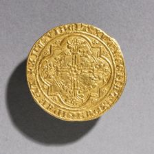Leopard dOr of Edward III of England (reverse), 1327-1377. Creator: Unknown