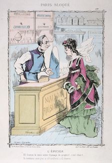 L'Epicier 1870-1871. Artist: Anon